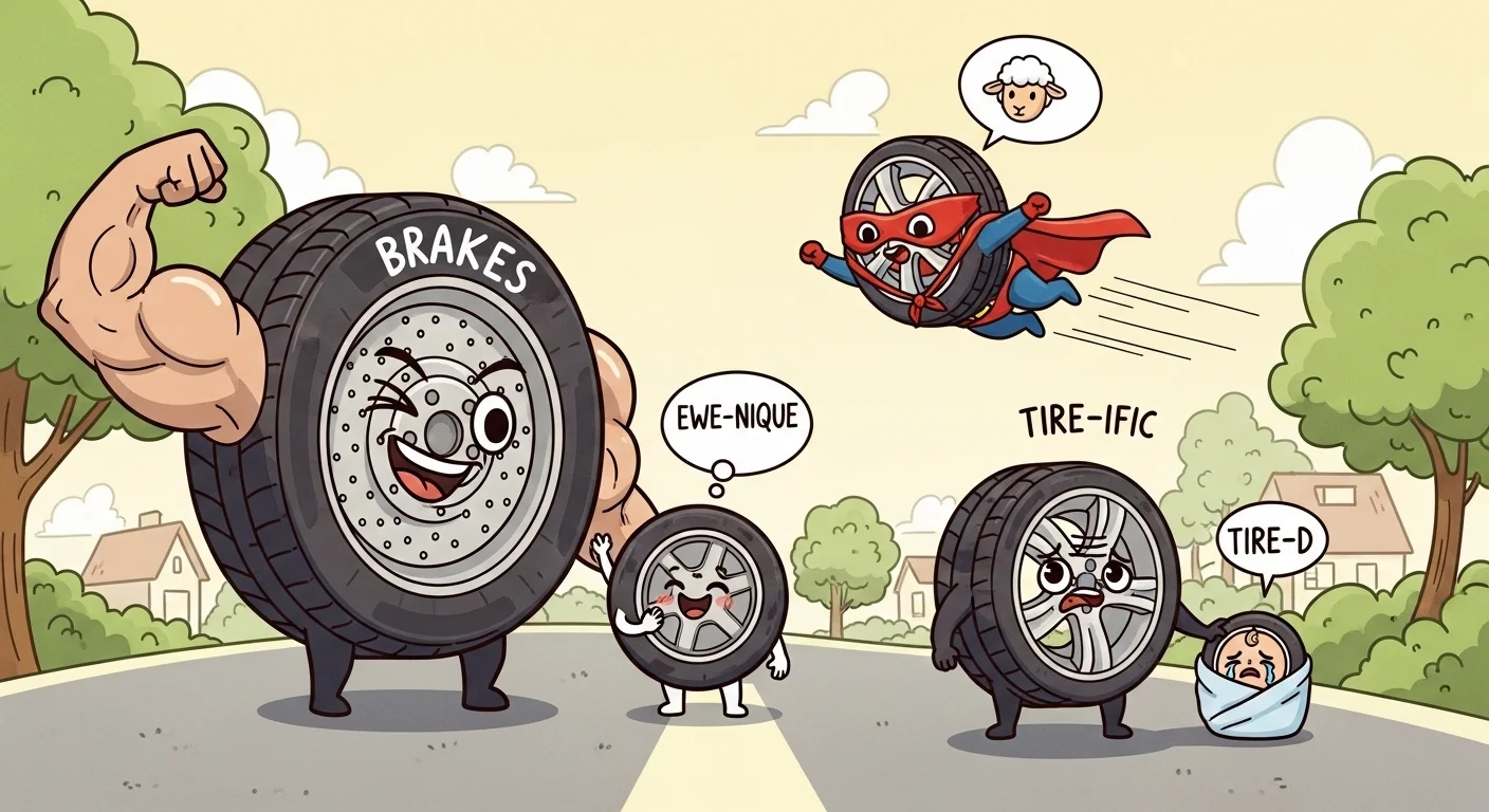 Car Wheel Puns