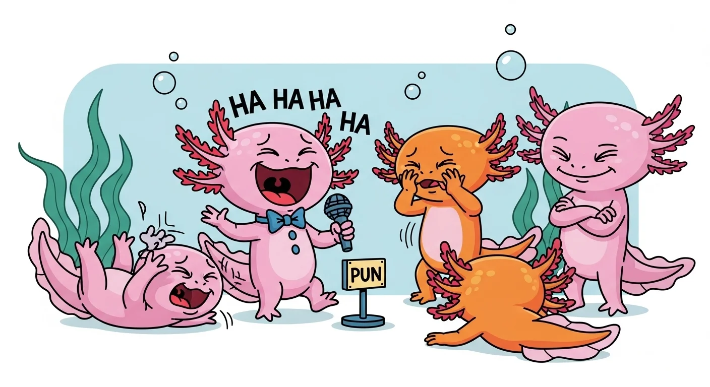 Classic Axolotl Puns