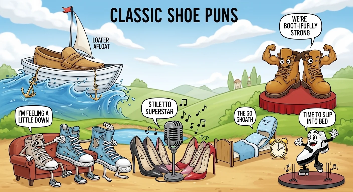 Classic Shoe Puns