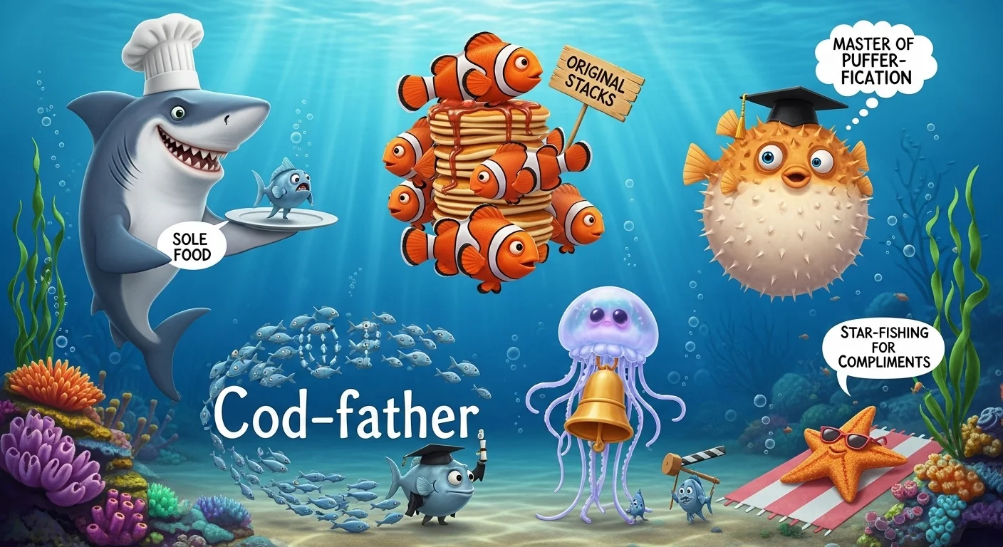 Ocean and Sea Fish Puns