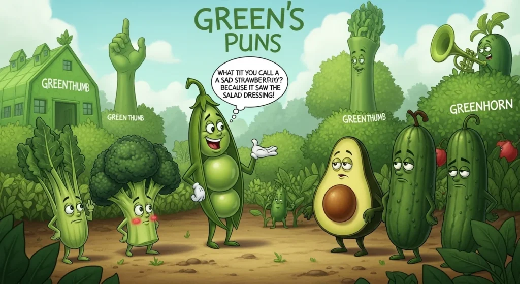 green puns