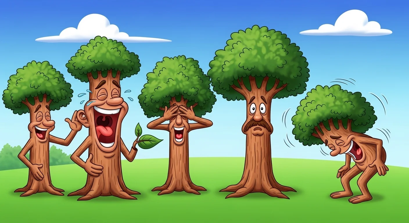 Exploding Tree Funny 290+ Tree Puns That Are Rooted in Laughs, Cute, and Cheeky Fun 2026 ...