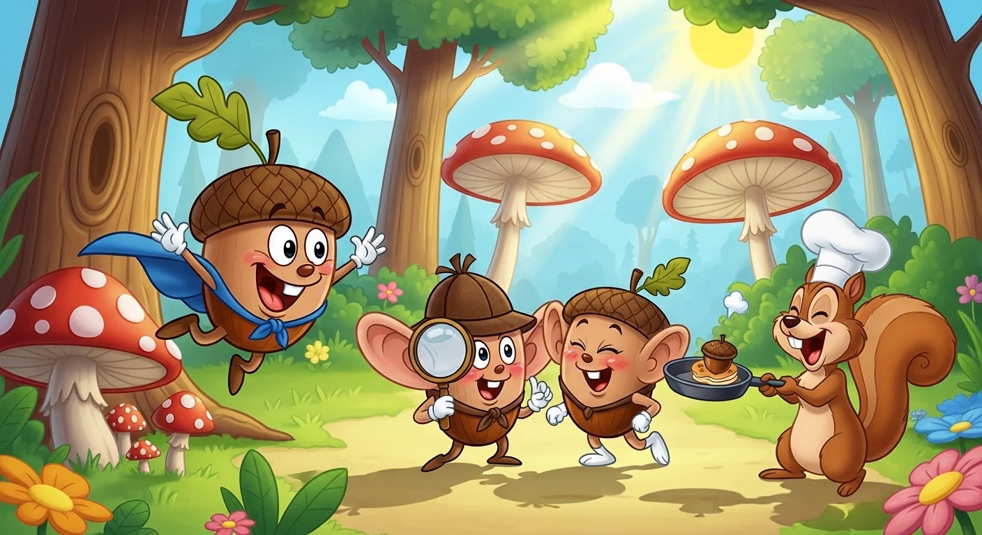 Acorn Puns for Kids and Fun