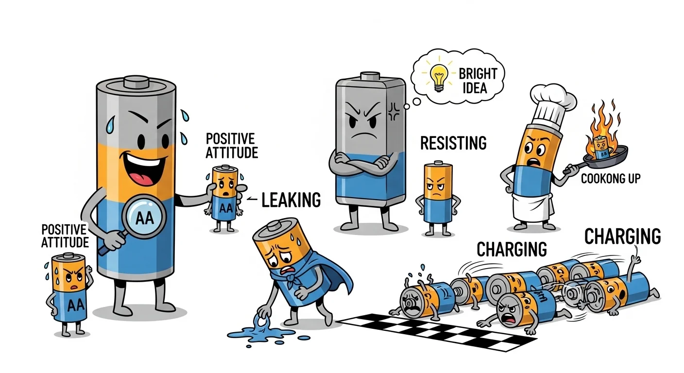 Battery Puns One Liners