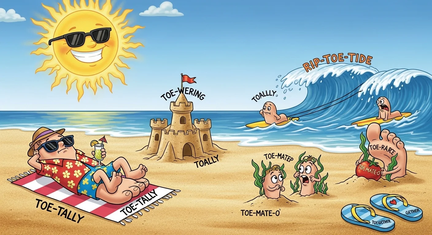 Beach and Summer Toe Puns