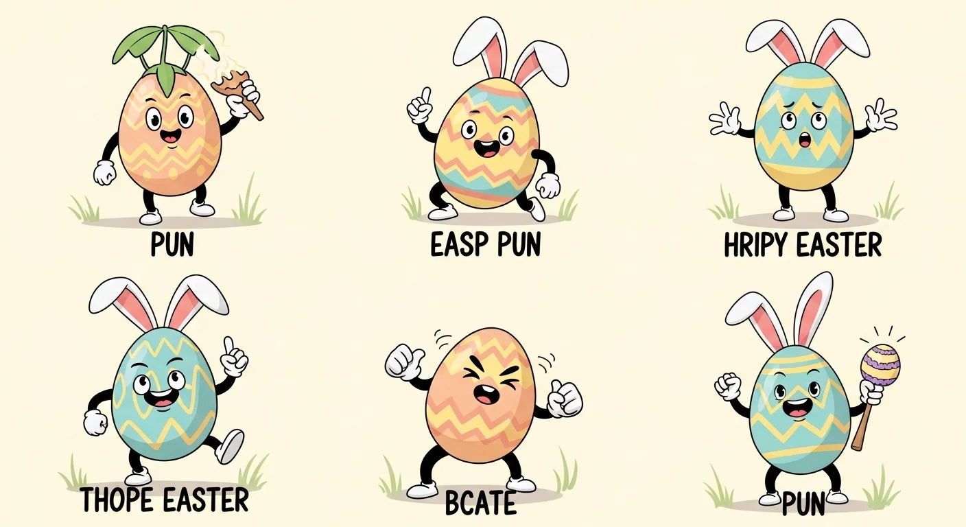Classic Easter Egg Puns