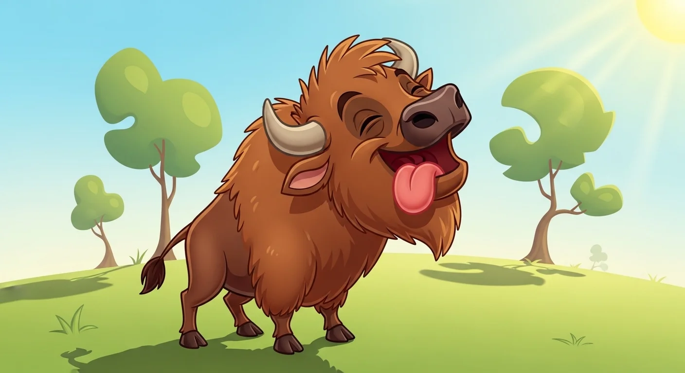 Cute Bison Puns