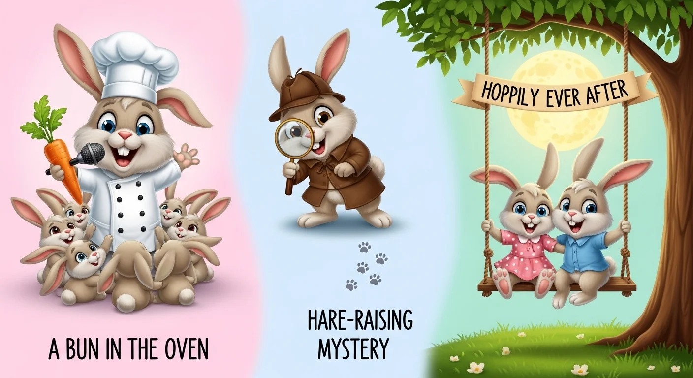 Cute and Love Bunny Puns