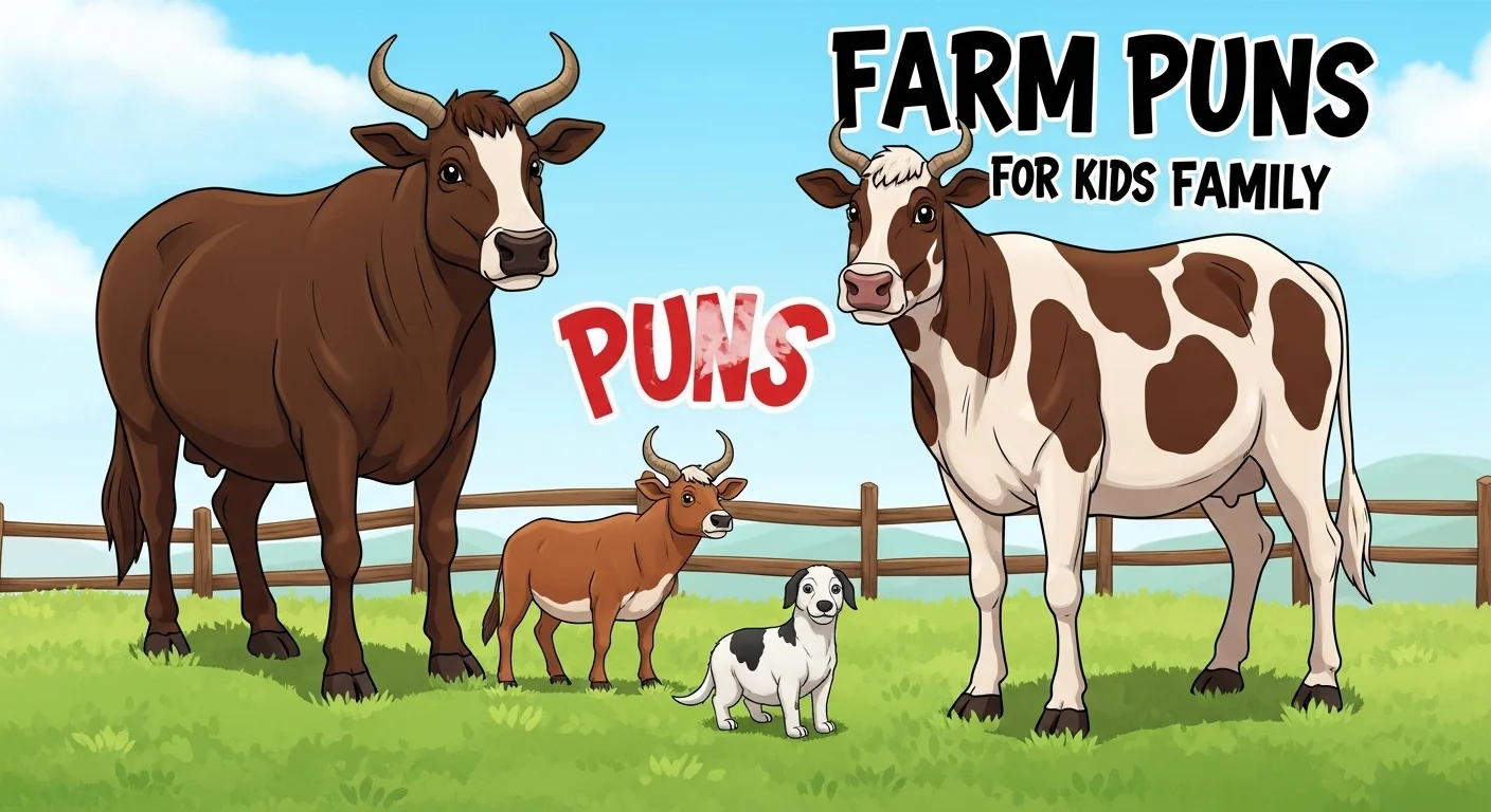 Farm Puns for Kids and Family