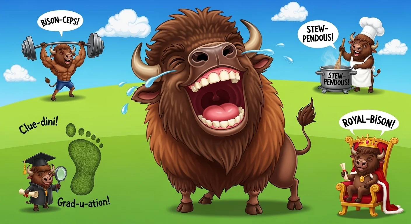 Funny Bison Puns That Hit Hard