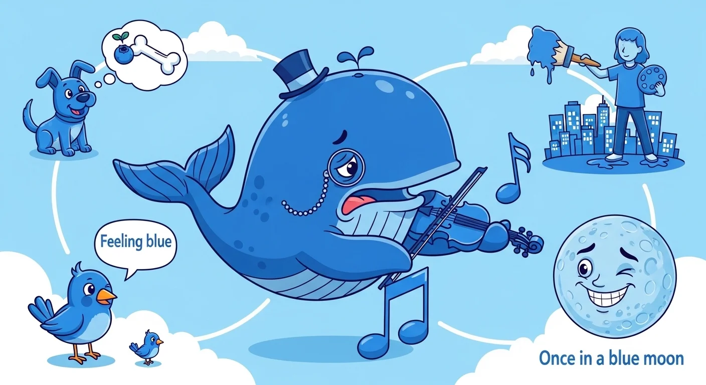 Funny Blue Puns