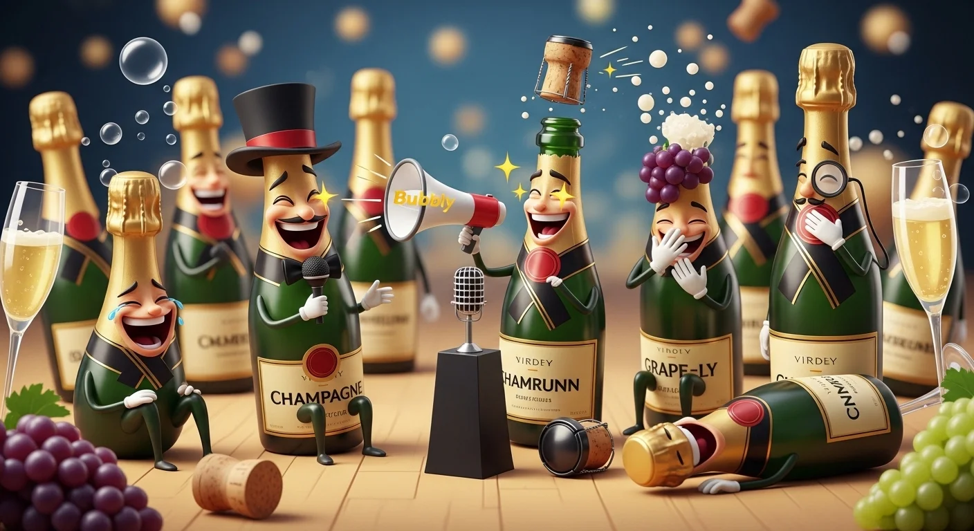 Funny Champagne Puns That Make You Laugh