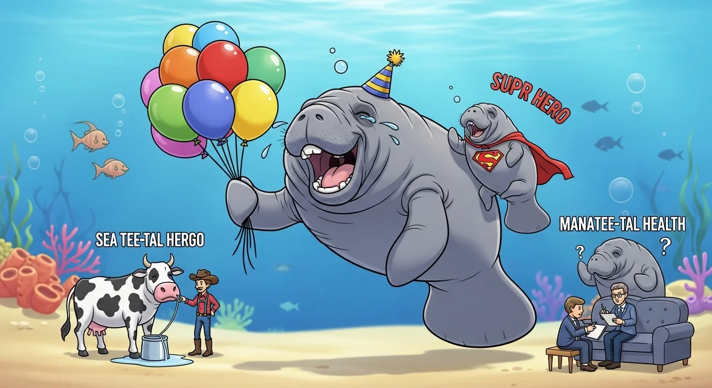 Funny Manatee Puns