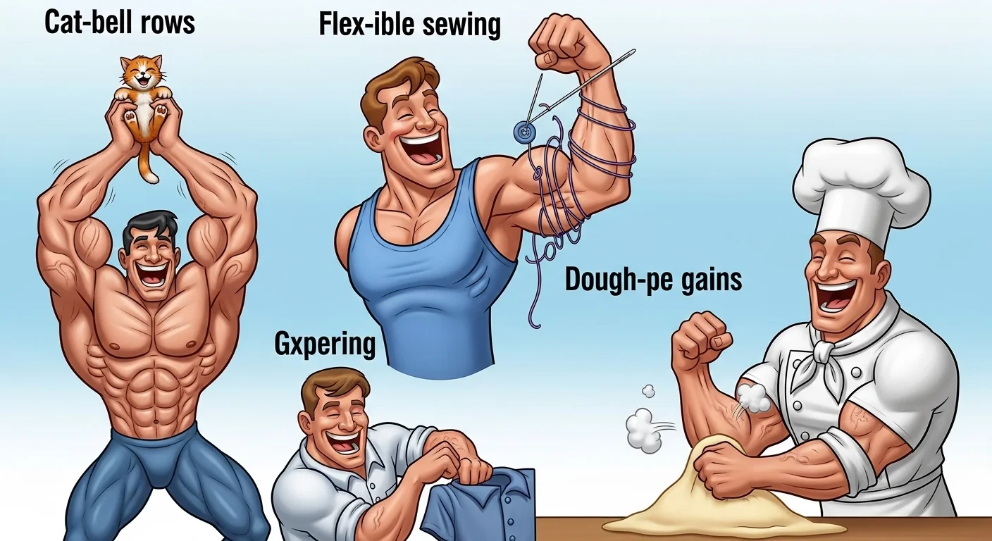 Muscle Puns for Captions
