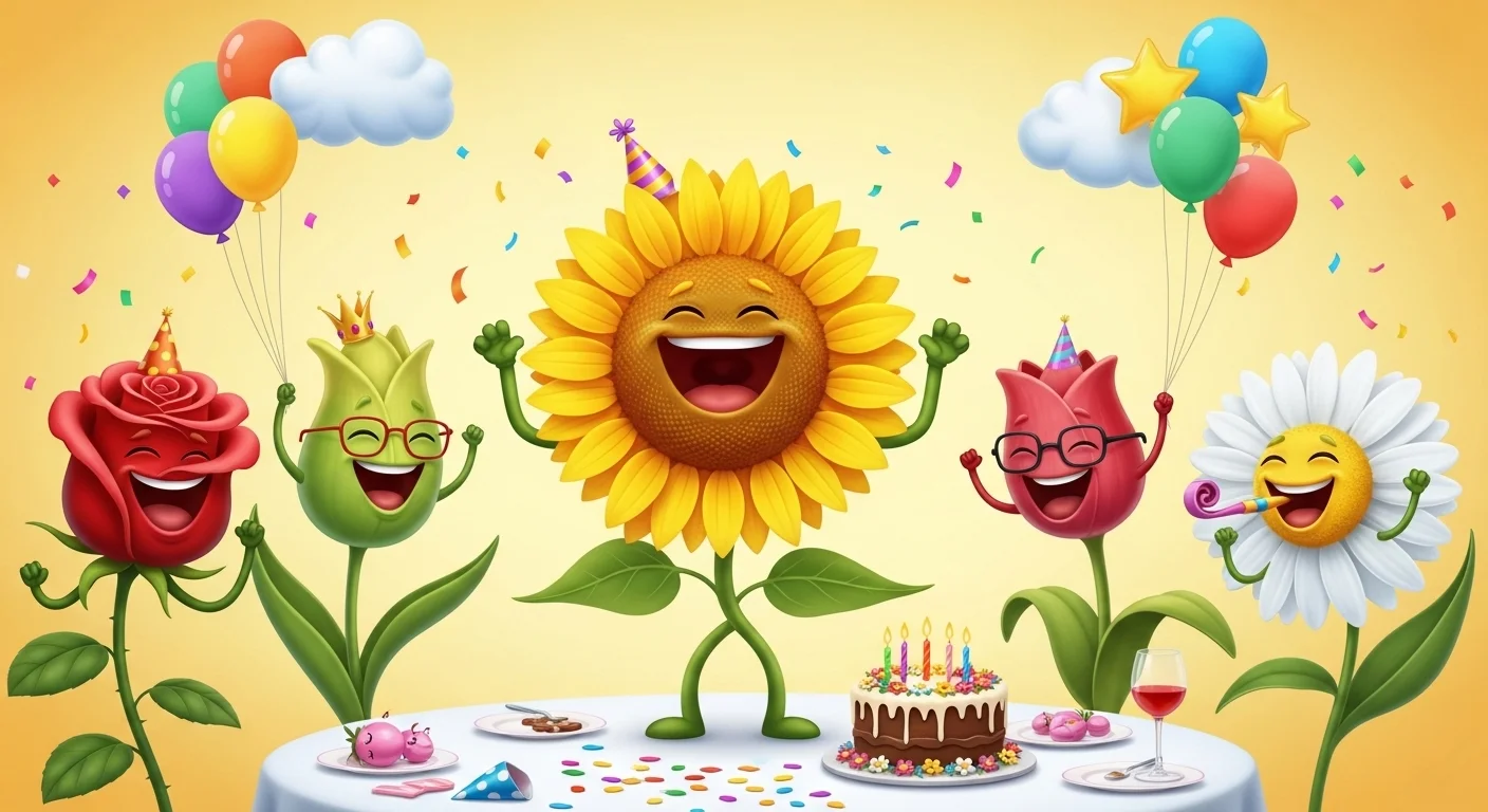 Party & Birthday Bloom Puns