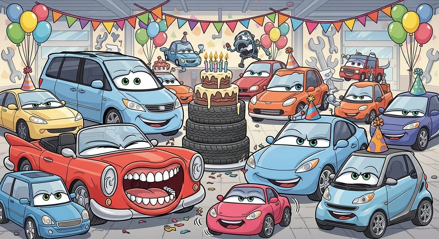 Party & Birthday Car Puns