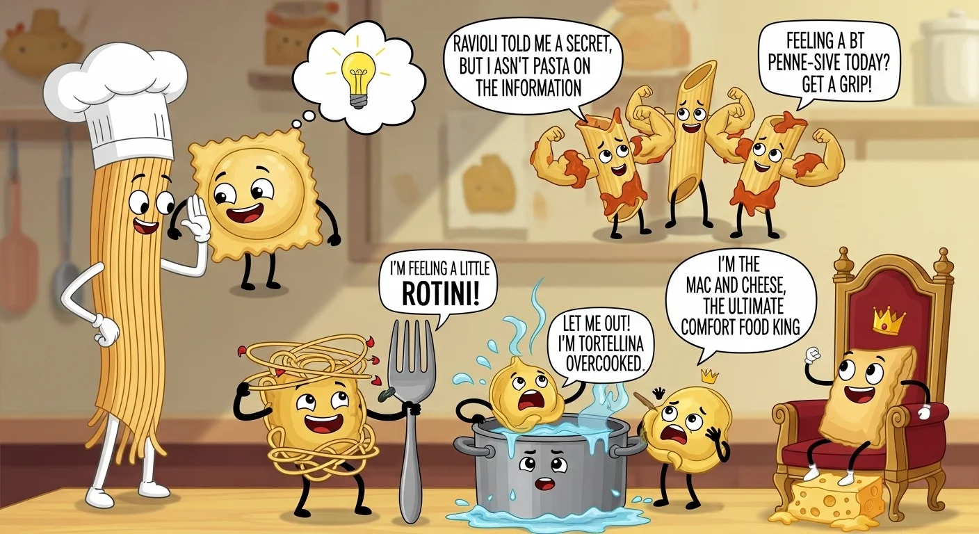 Pasta Puns One Liners