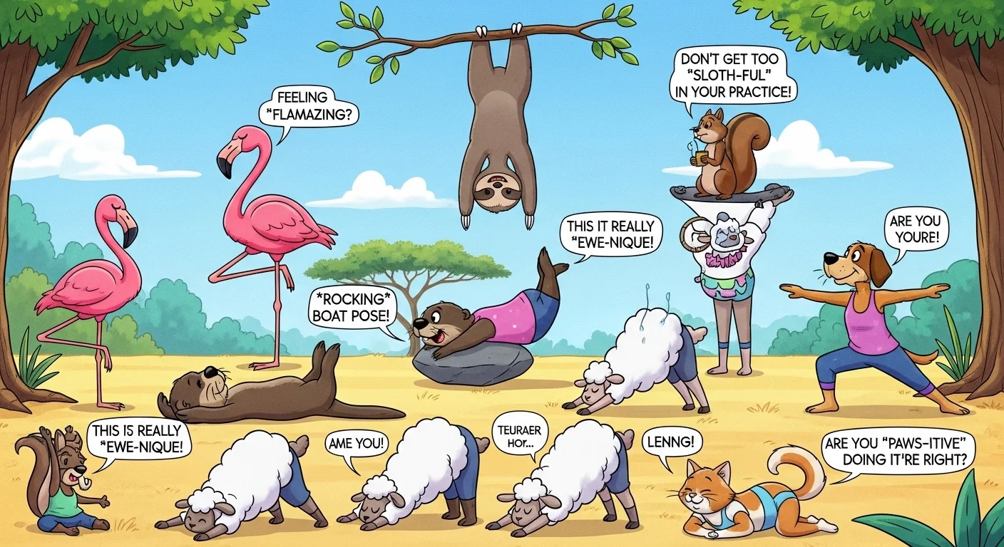 Pose Based Yoga Puns