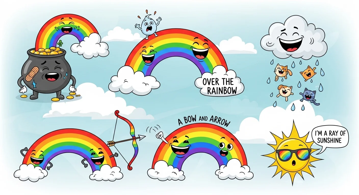 Rainbow Puns One Liners