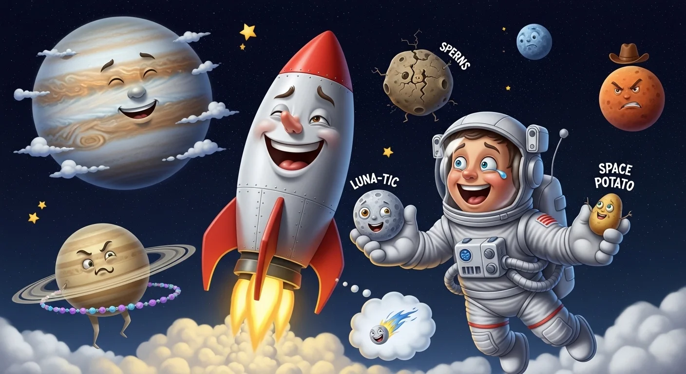 Rocket & Astronaut Space Puns