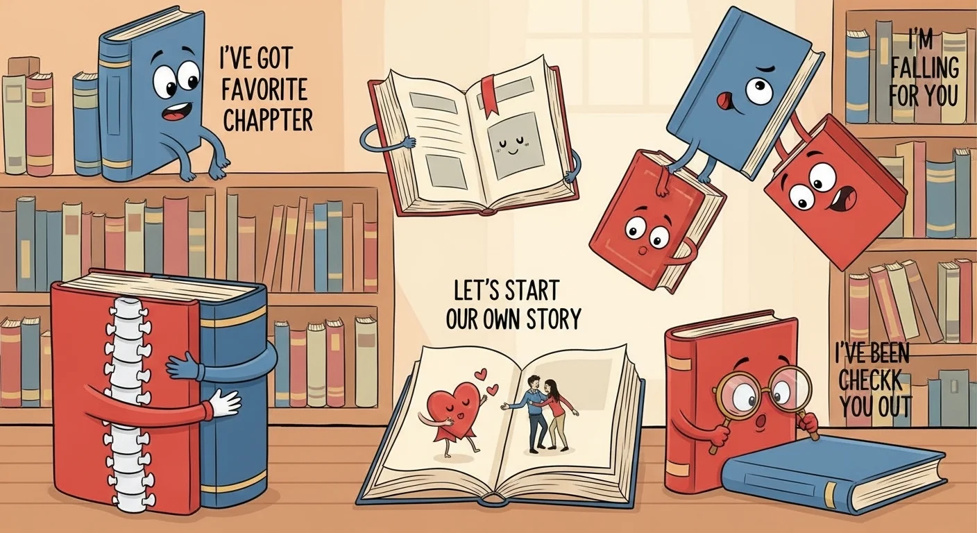 Romantic Book Puns