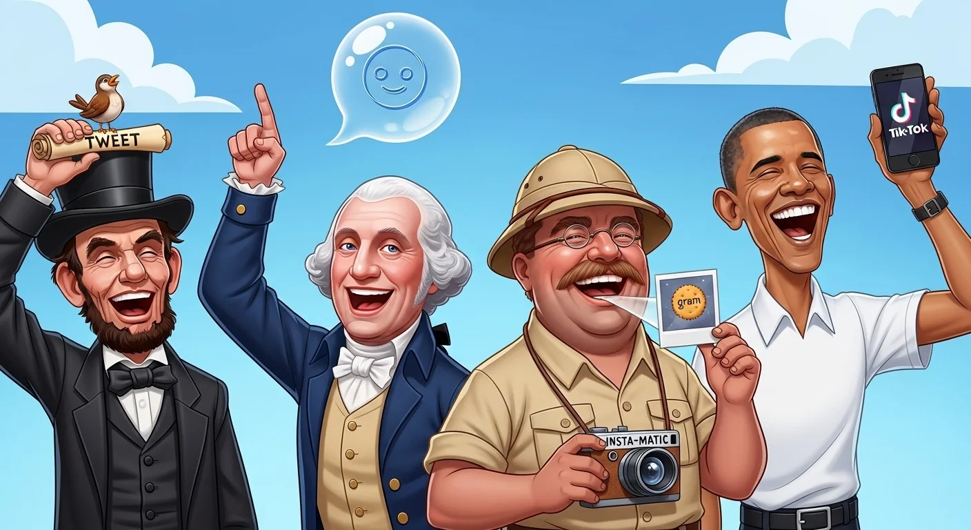 Social Media President Puns