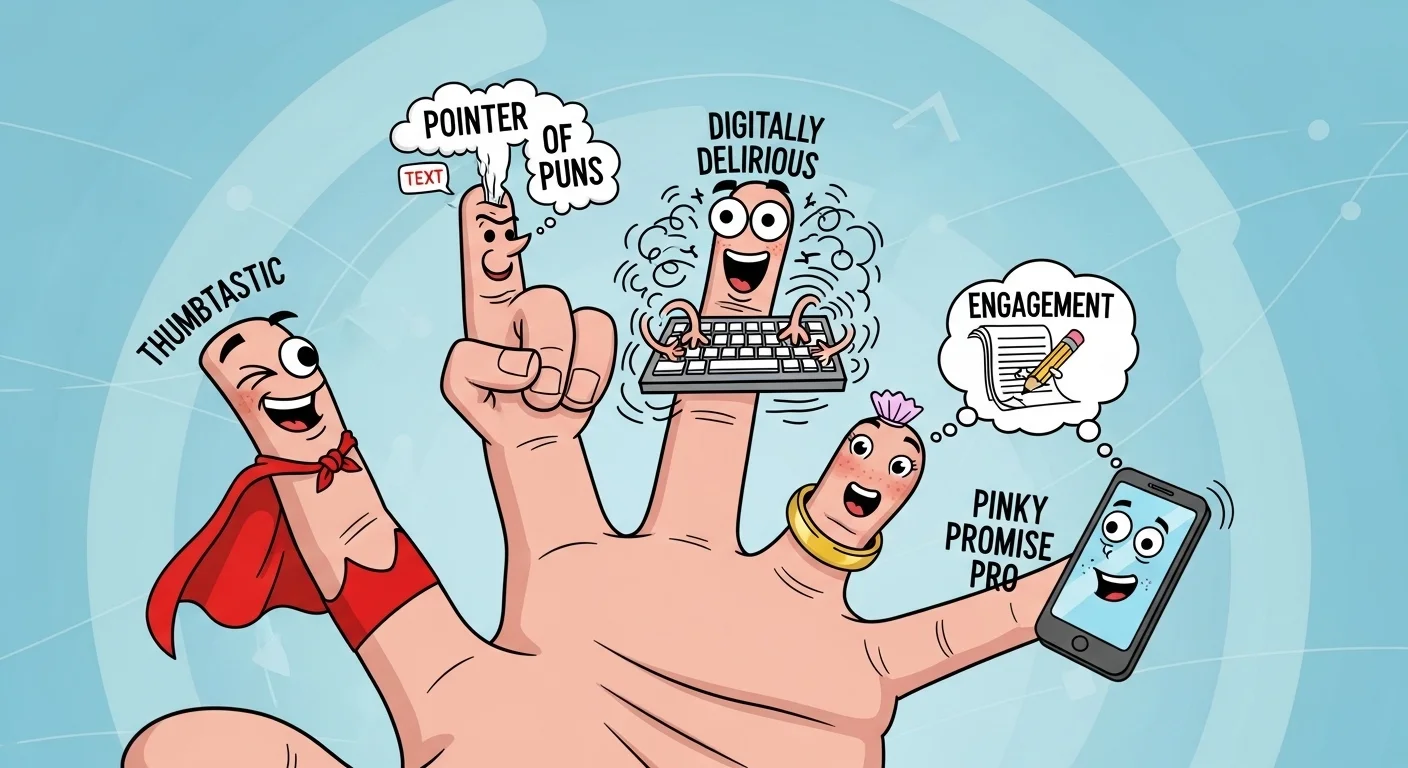 Texting and Typing Finger Puns