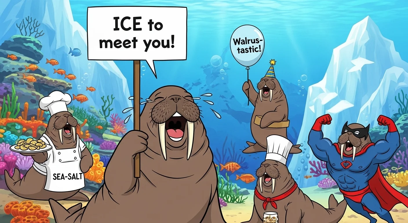 Walrus Puns for Nature & Ocean Lovers