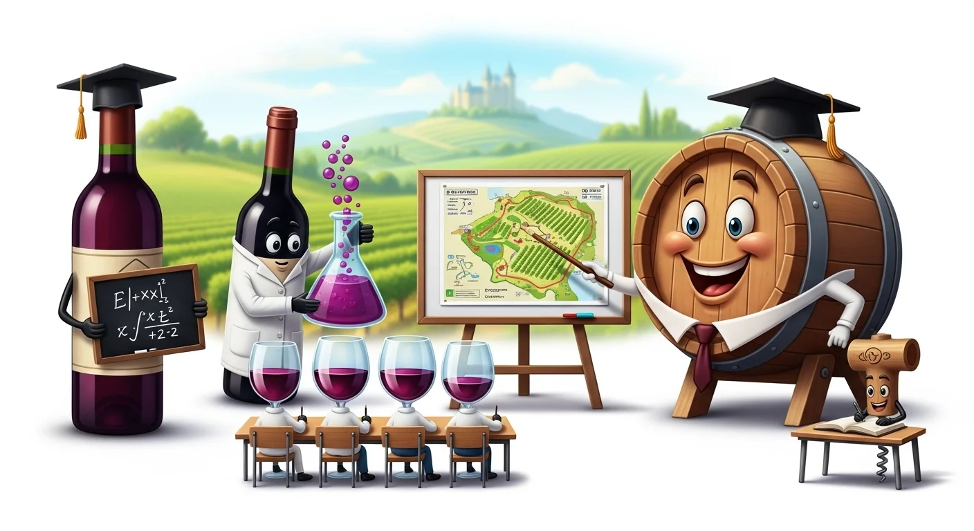 Wine Puns for Learning and Education