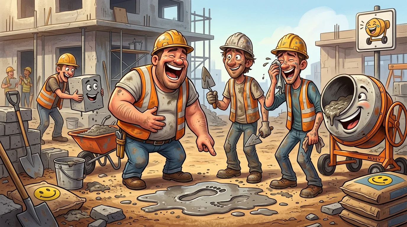 Concrete Puns One Liners