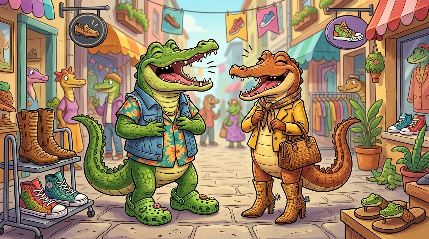 Croc Fashion and Shoe Puns