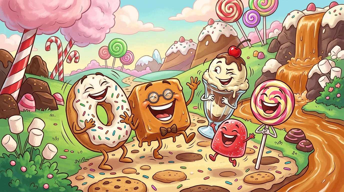Dessert & Candy Caramel Puns