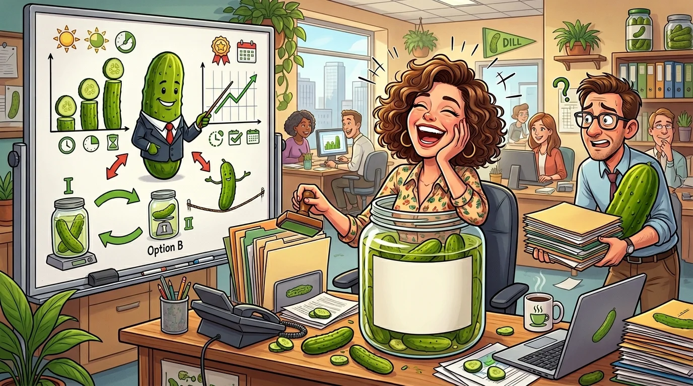Dill Puns About Work and Decisions