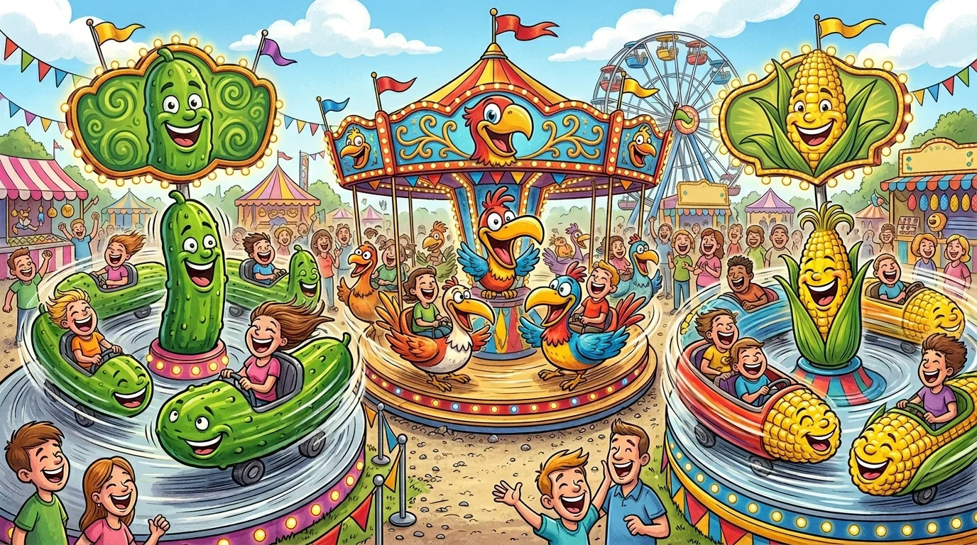 Funny Carnival Puns That Spin