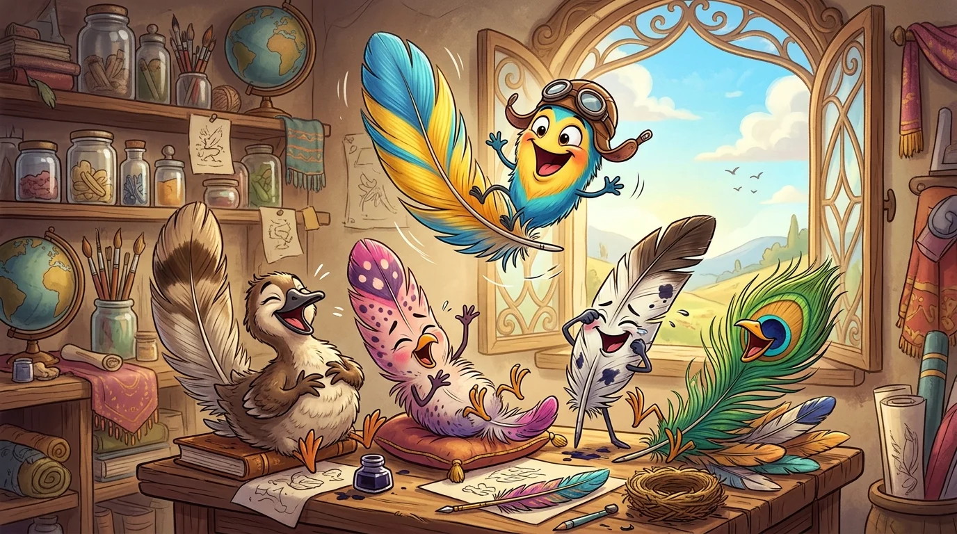 Funny Feather Puns That Fly High