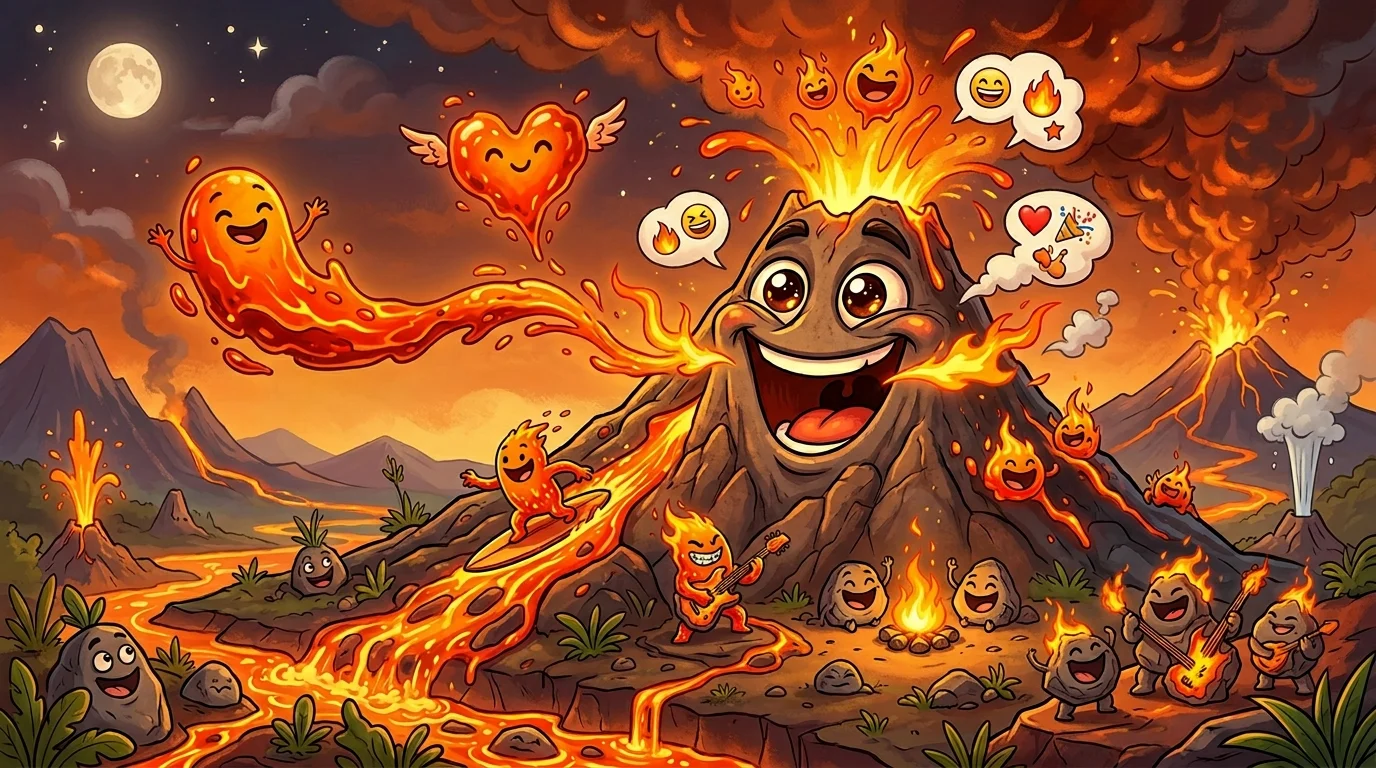 Funny Lava Puns That Erupt