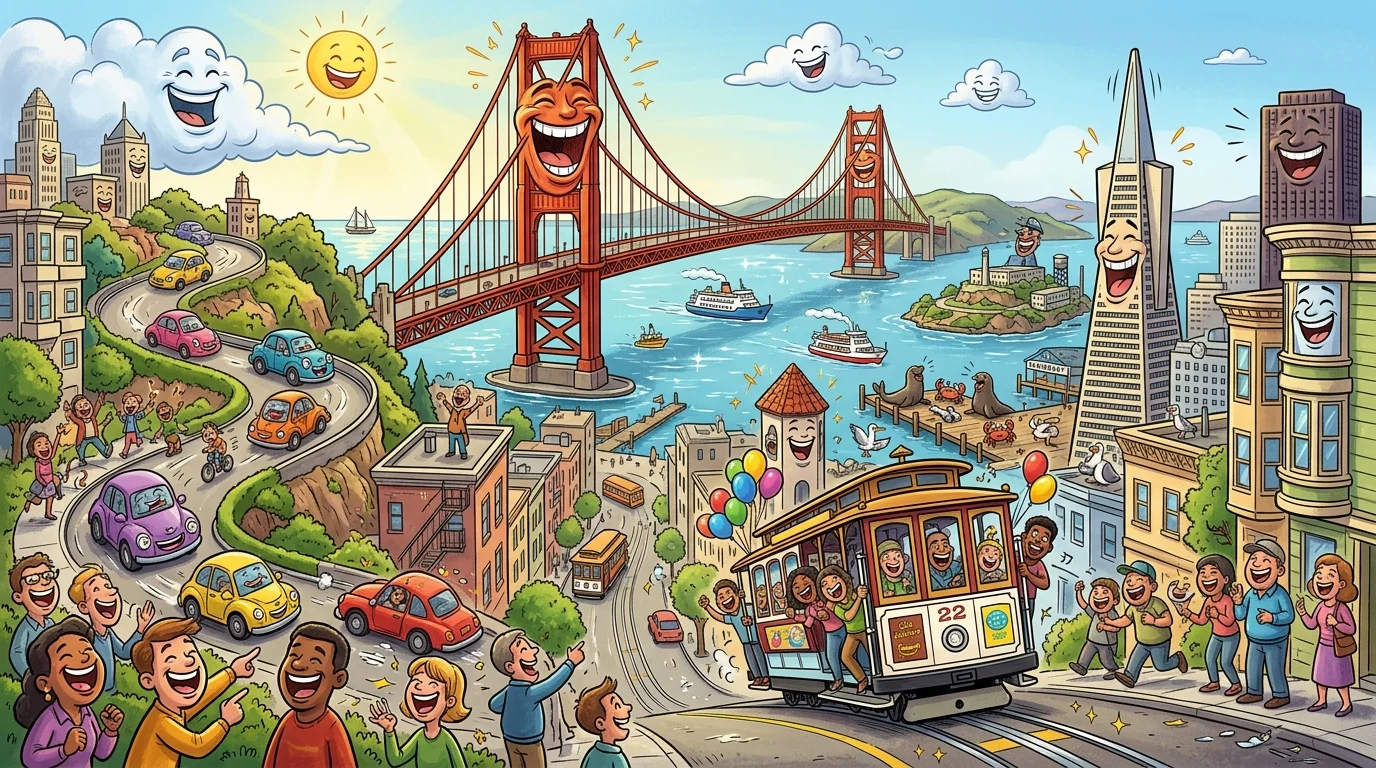 Funny San Francisco Puns That Bridge Laughs