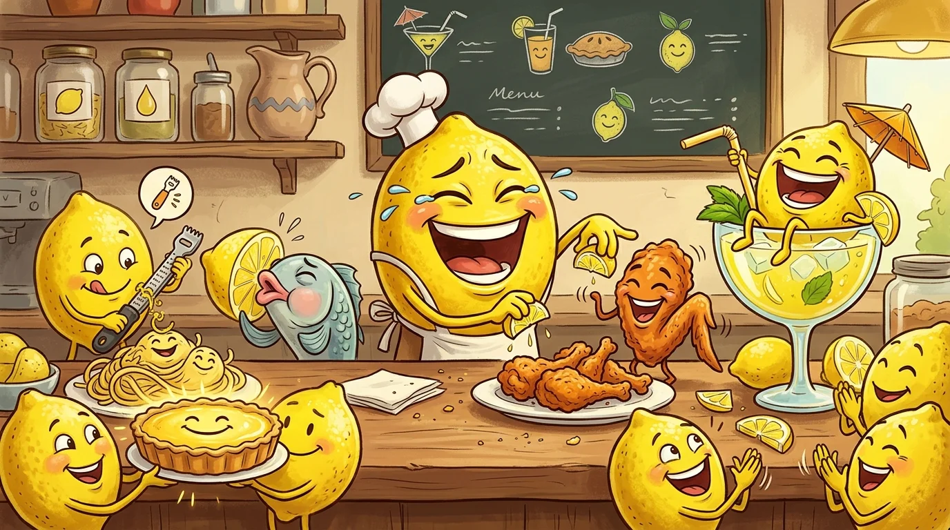 Lemon Puns for Food and Drinks