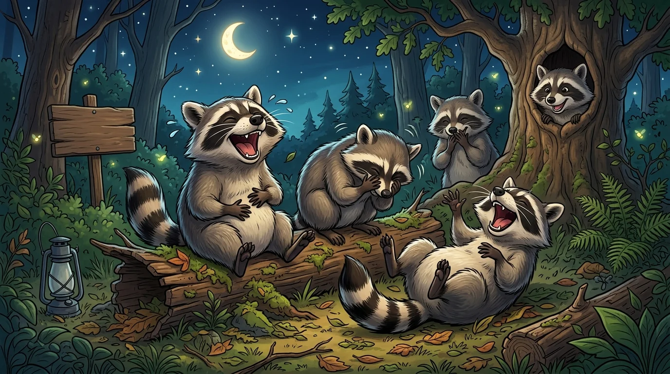 Nocturnal & Wild Raccoon Puns