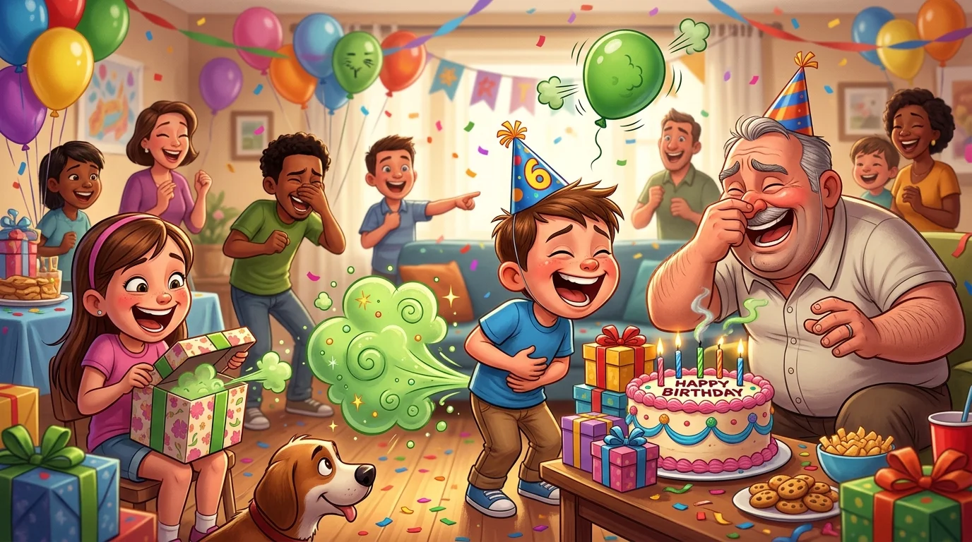 Party and Birthday Fart Puns