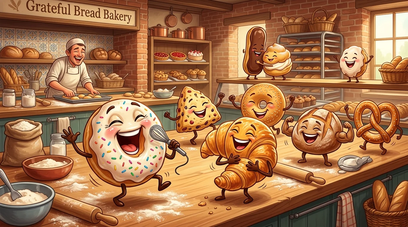 Pastry Puns In English