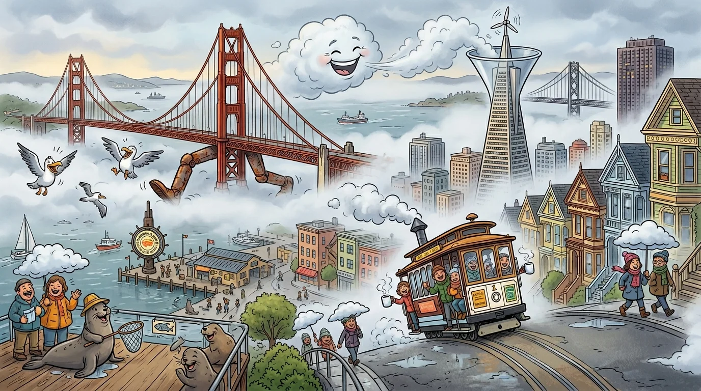 San Francisco Puns Inspired by the Fog