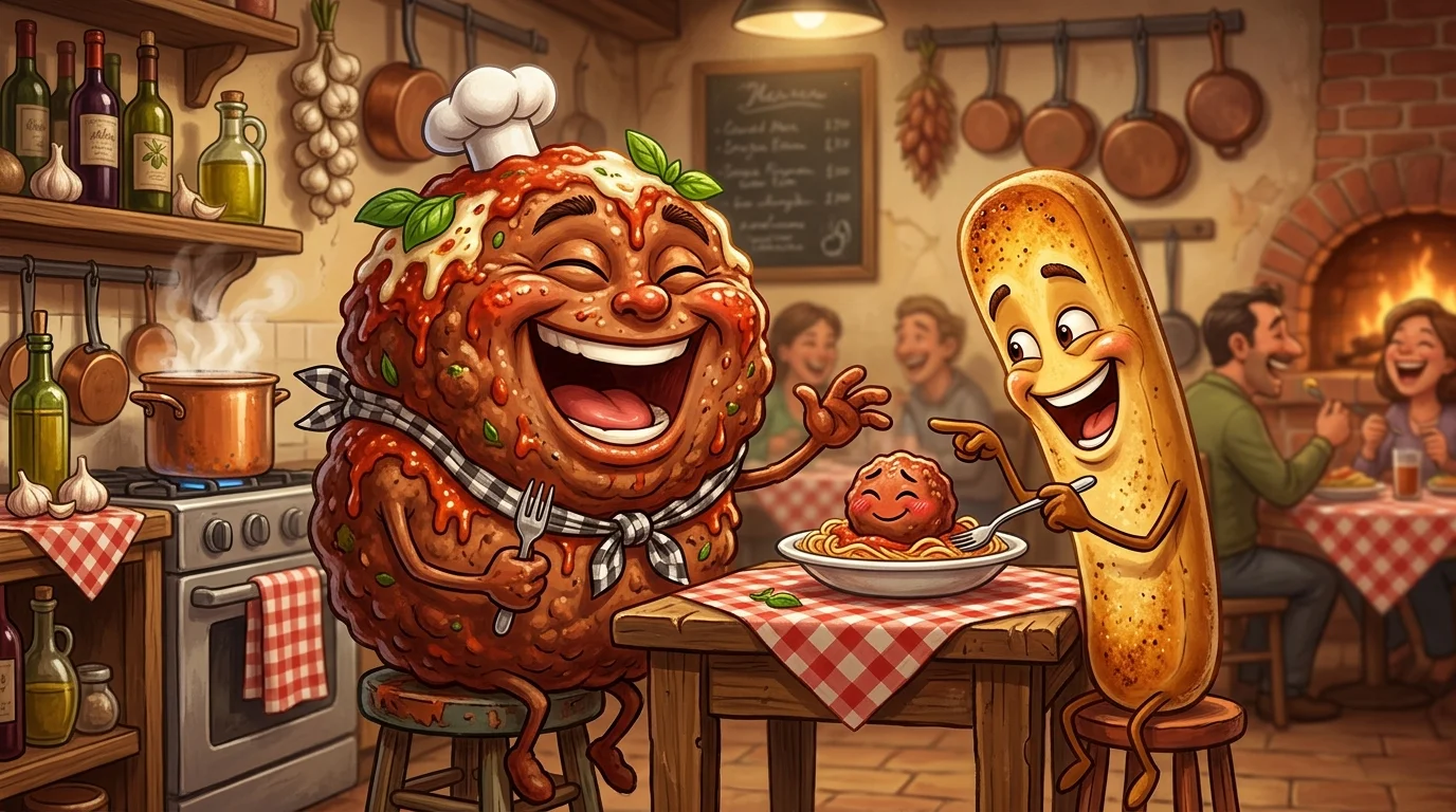 Saucy Meatball Wordplay
