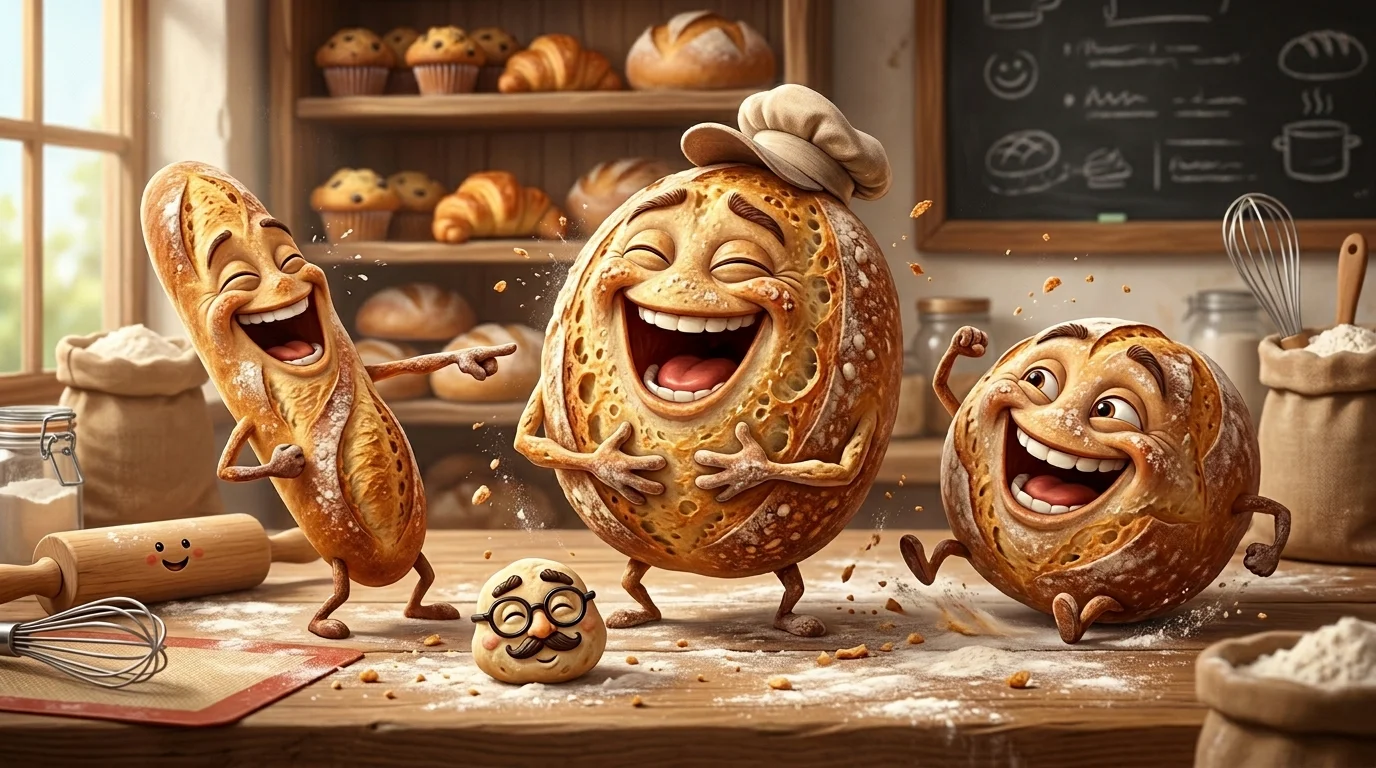 Sourdough Puns About Humor and Fun
