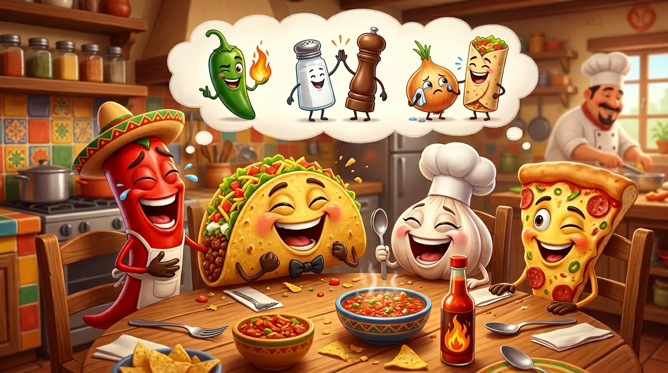 Spicy & Savory Food Puns
