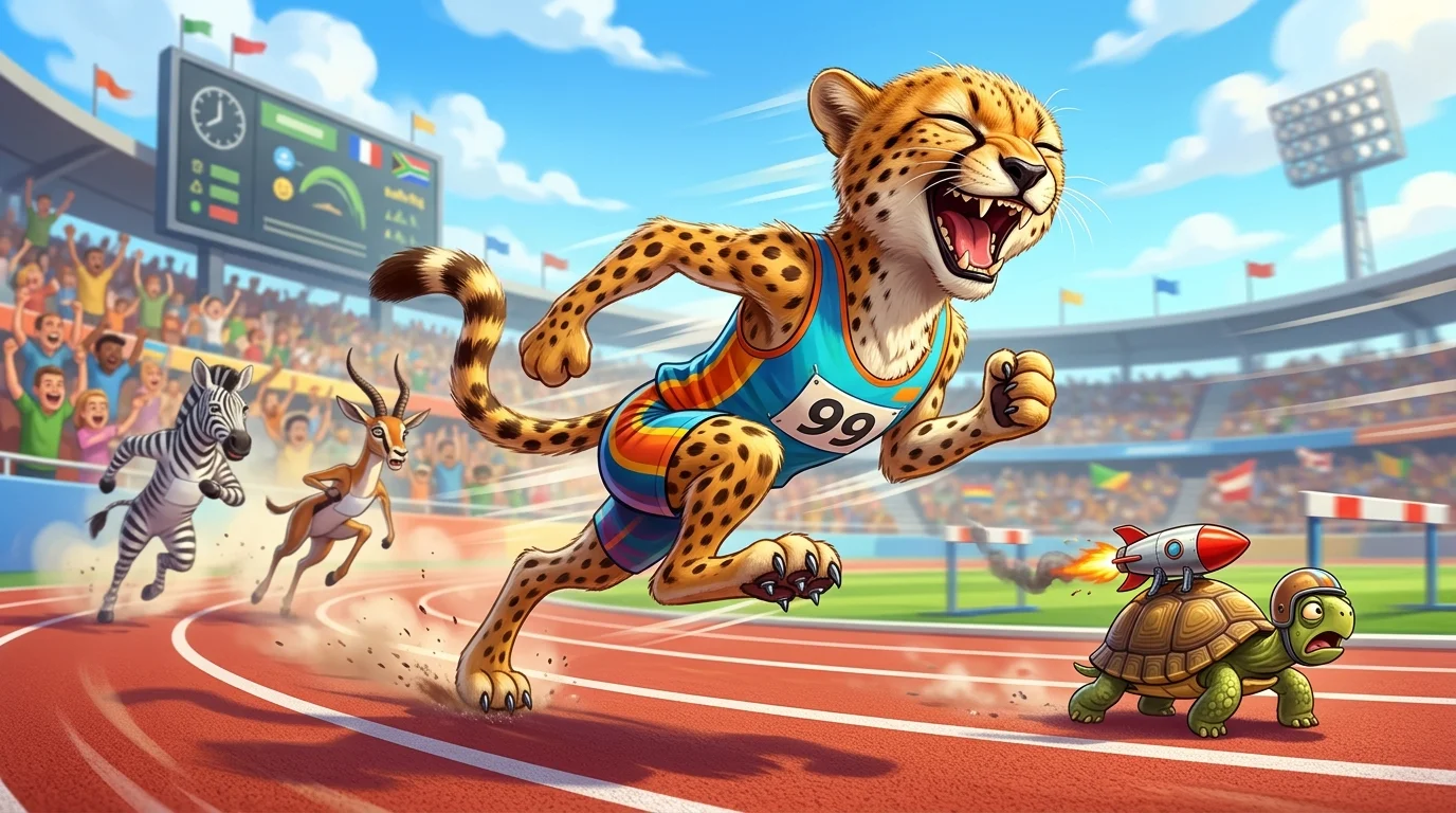 Sports and Speed Cheetah Puns