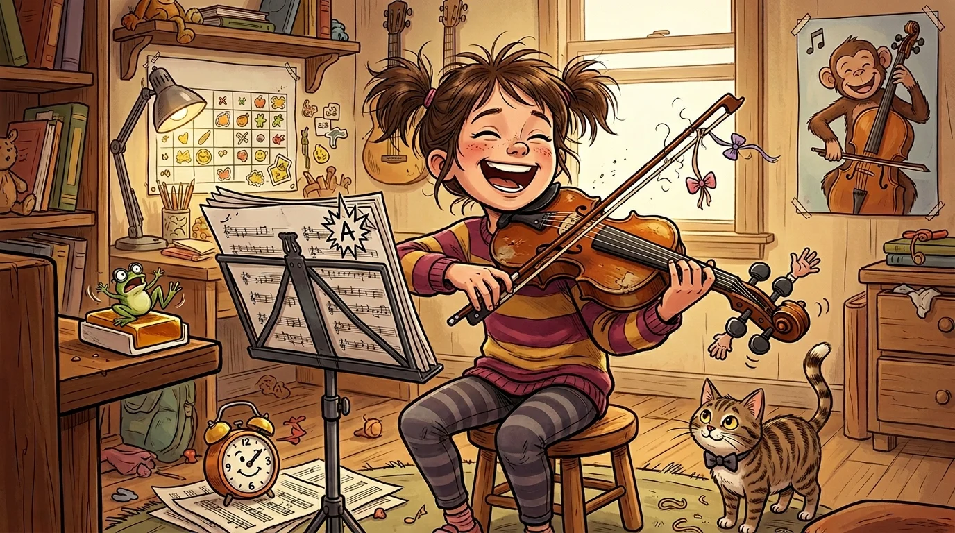 Violin Student & Practice Puns
